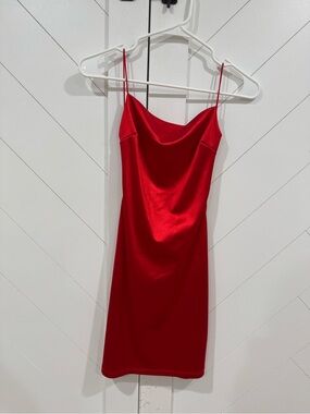 classics lover off-the-shoulder satin a-line mini dress Windsor Classics Lover Off-The-Shoulder Satin A-Line Mini Dress